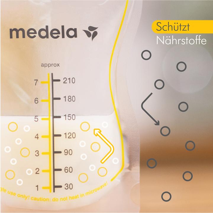 Actual product image Medela Easy Pour breast milk bag x25