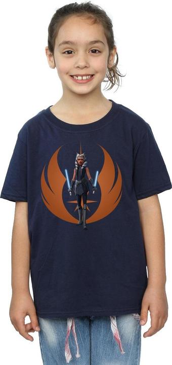 Produktbild Star Wars Clone Wars Ahsoka Rebel Pose TShirt Mädchen (140, 146)