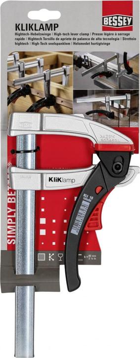 Produktbild Bessey Leichte Zwinge KLIKLAMP KLI16 (160 mm)