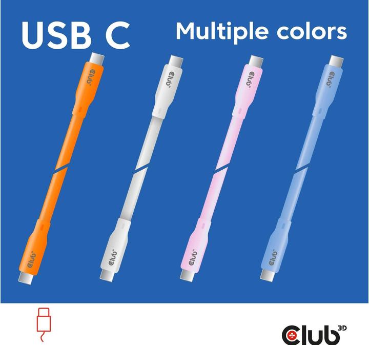Produktbild Club 3D USB C — USB C (2 m, USB 4.0)