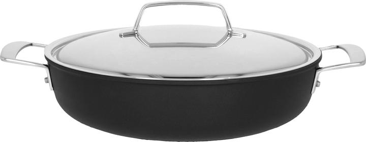 Image du produit Demeyere Alu Pro Kochtopf nieder mit Edelstahldeckel Ø28cm 2lt h:7cm (28 cm, Casserole, Aluminium, Acier inoxydable)