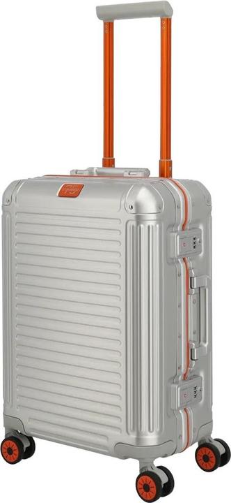 Immagine prodotto Travelite Next - Trolley S, Silber-Orange (39 l, Bagaglio a mano (fino a 50 litri))