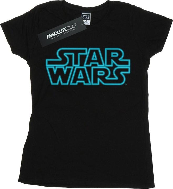 Immagine prodotto Star Wars Neon Sign Logo Maglietta Donna (S)