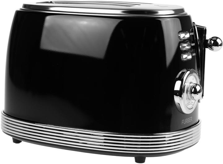 Image du produit Furber Grille-pain Brando Noir brillant