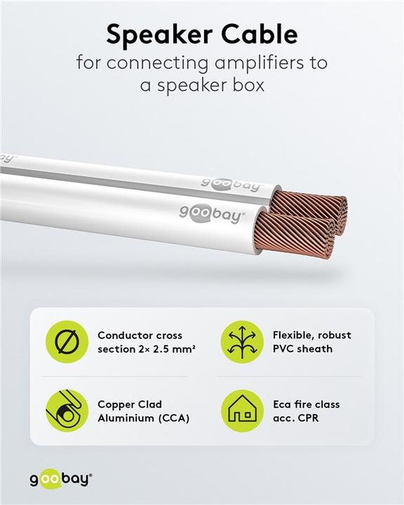 Image du produit Goobay Installez (100 m, 2.50 mm²² mm)