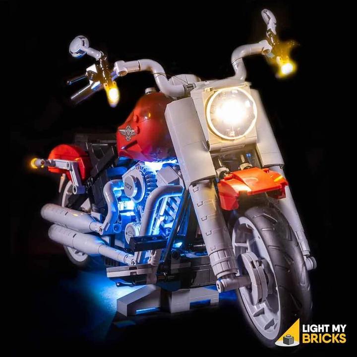Image du produit Light my bricks Kit d'éclairage LED pour LEGO Harley-Davidson Fat Boy