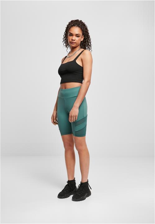 Immagine prodotto Urban Classics Pantaloncini da ciclismo Tech Mesh a vita alta da donna (S)