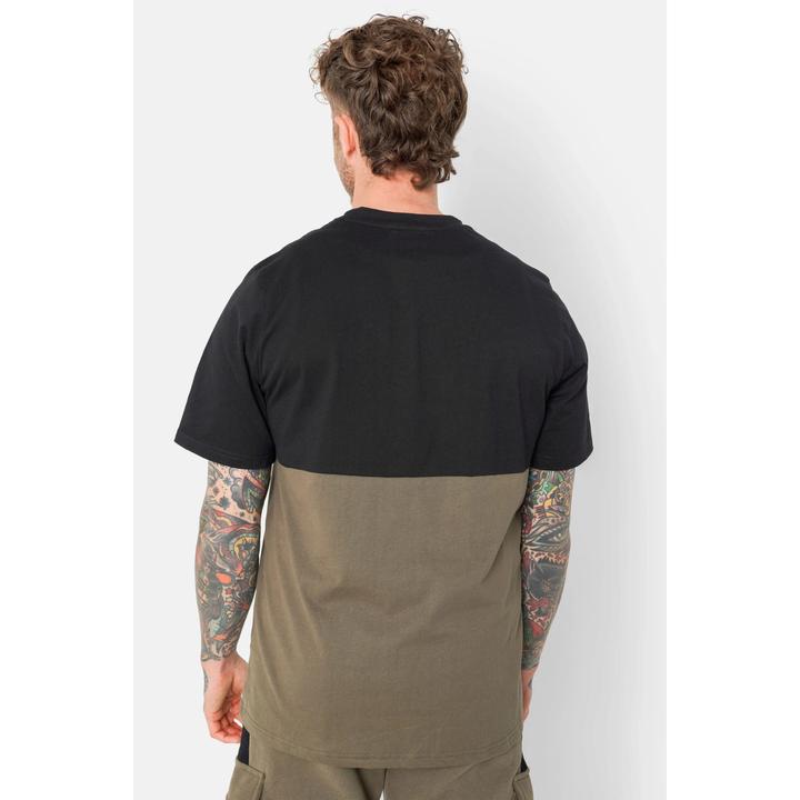 Produktbild Sixth June Bicolores T-Shirt mit besticktem Logo (L)