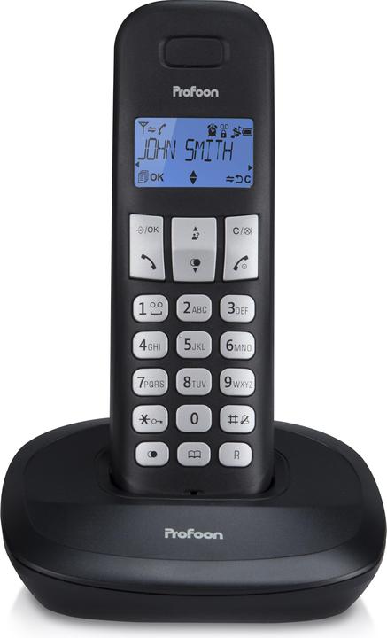 Produktbild Profoon DECT-Telefon mit 3 Mobilteilen, schwarz
