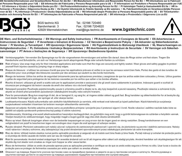 Produktbild BGS Aussen Seegerringe