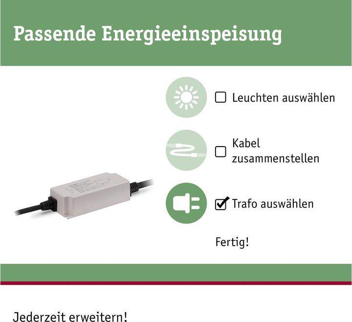 Image du produit Paulmann Alimentation électrique extérieure Plug & Shine 30W