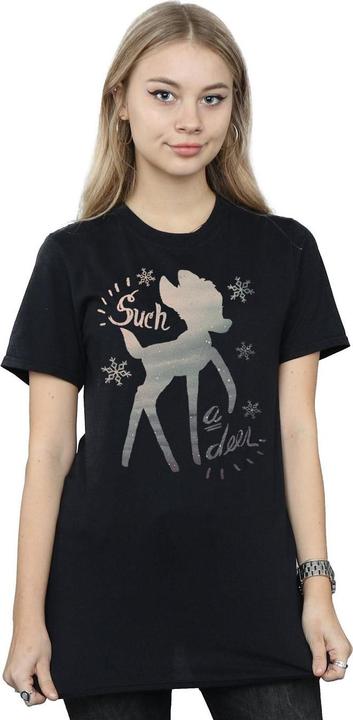 Immagine prodotto Disney Bambi Winter Deer Maglietta Ampia Donna (XXL)