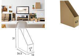 Produktbild Oxford Stehsammler "Savana", DIN A4+, aus Karton, natur aus Recycling-Karton, für Format DIN A4, Fassungsve (A4)
