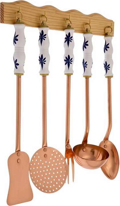 Produktbild Ich-zapfe Küchenset, Kochbesteck set - Flor, Mit Holzhalter