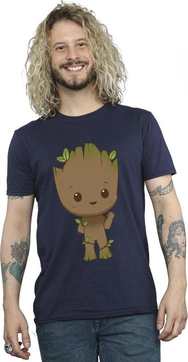Produktbild I Am Groot Chibi Wave Pose TShirt (XL)