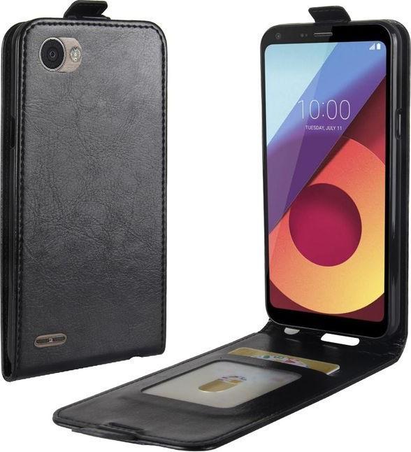 Image du produit MU Classic Couverture en cuir avec pochette pour cartes de visite (LG Q6+, LG Q6)
