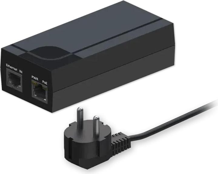 Actual product image Teltonika NETWORKS Single Port Gigabit PoE Injector EU (802.3af (PoE), 15 W)