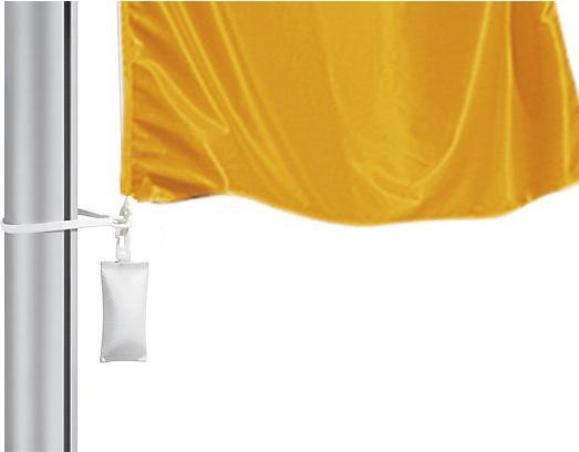 Actual product image Mannus Aluminum flagpole PRESTIGE