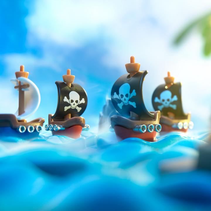 Immagine prodotto Smart Games Battaglia di pirati (Francese, Tedesco, Inglese, Italiano)