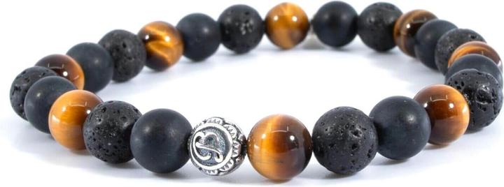 Produktbild Balibay Jadon (20.50 cm, 925 Sterling Silber, Tigerauge, Vulkanstein, Onyx, Edelstein)