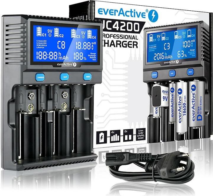 Immagine prodotto Everactive UC-4200 (1 pz., AAA, AA, C, Caricabatterie senza batteria)