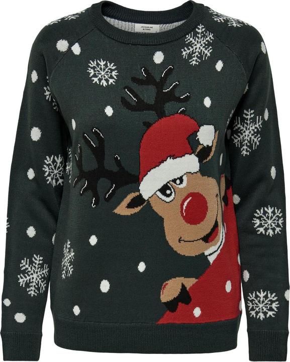 JdY Gestrickter Weihnachts- Pullover (S)