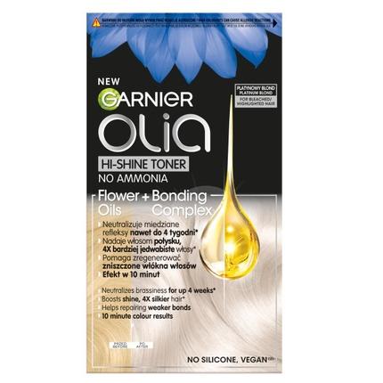 Produktbild Garnier Olia Hi Shine Toner Hair Toner 10.01 Platinum Blonde (10.01 Platinum Blonde)