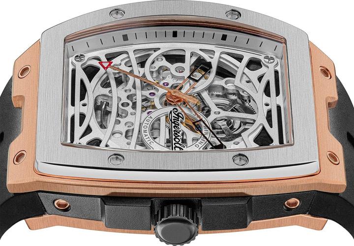 Actual product image Ingersoll 1892 Ingersoll I12302 The Challenger Automatic 45mm 5ATM (Analogue wristwatch, 42 mm)