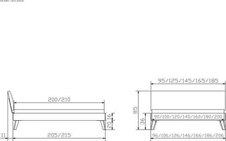 Image du produit Hasena Caprile (90 x 200 cm)