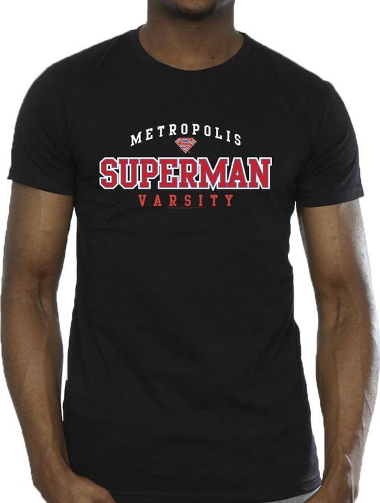 Actual product image Mens Superman Metropolis Varsity T-Shirt (3XL)
