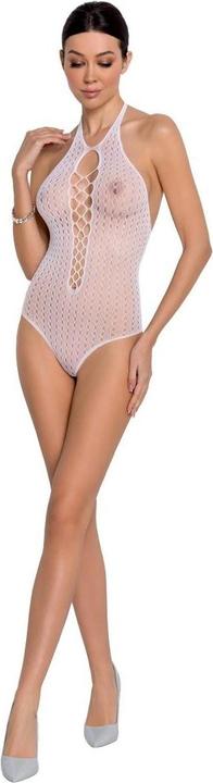 Actual product image Passion Woman Bs088 Bodystocking - White One Size (One size)