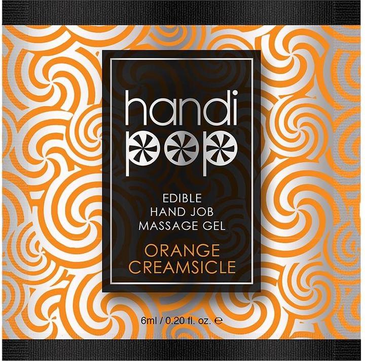 Sensuva handipop edible massage gel orange creamsicle 6 ml