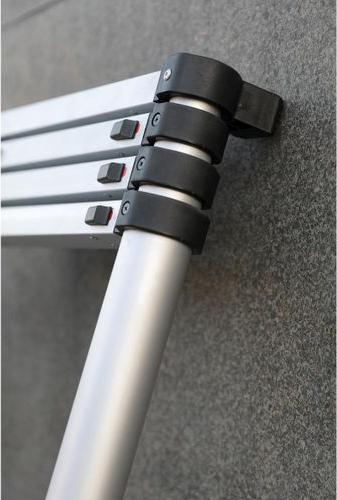 Actual product image CarTech Telescopic ladder 2.6m 1-piece aluminium (Single ladder, 48 cm)