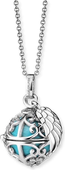 Image du produit Engelsrufer Boule de cristal avec aile Argent (Argent 925, Laiton, 45 - 50 cm)