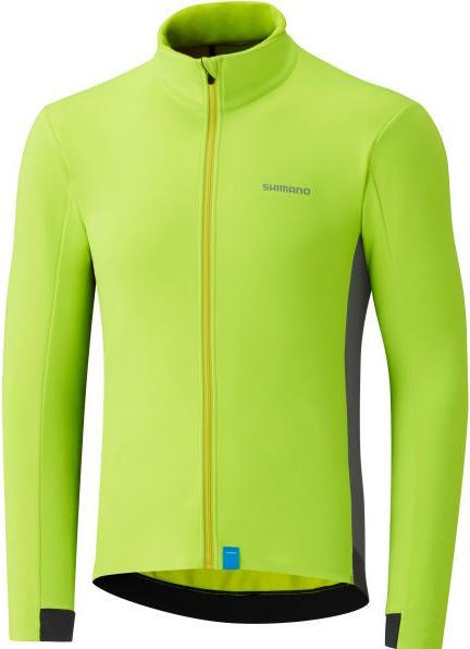 Actual product image Shimano Wind Jersey Neon Yellow (S) (S)