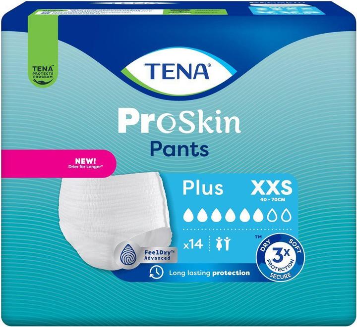 Actual product image Tena Pants Plus XXS (14 x, Mini)