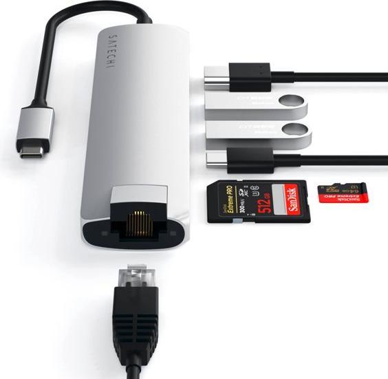 Produktbild Satechi USB-C Slim Multi-port (USB-C, 7 Ports)