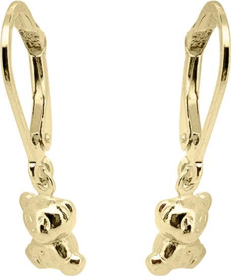 Image du produit JGZ Créoles Ours en peluche (Or 9 carats 375)