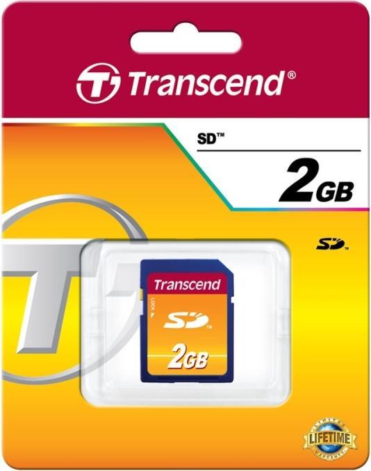 Actual product image Transcend SD Secure Digital Card (2 GB, SD)
