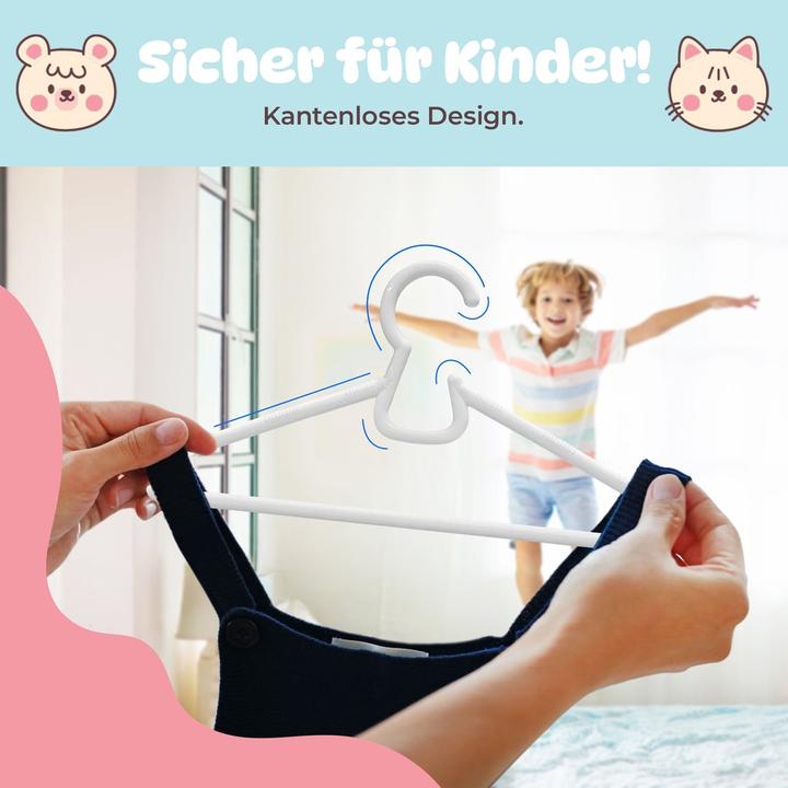 Produktbild DecoBella Kleiderbügel für Baby & Kinder (6 x)