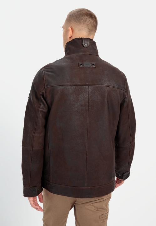 Produktbild Camel Active Leder Blouson mit Stehkragen (54)