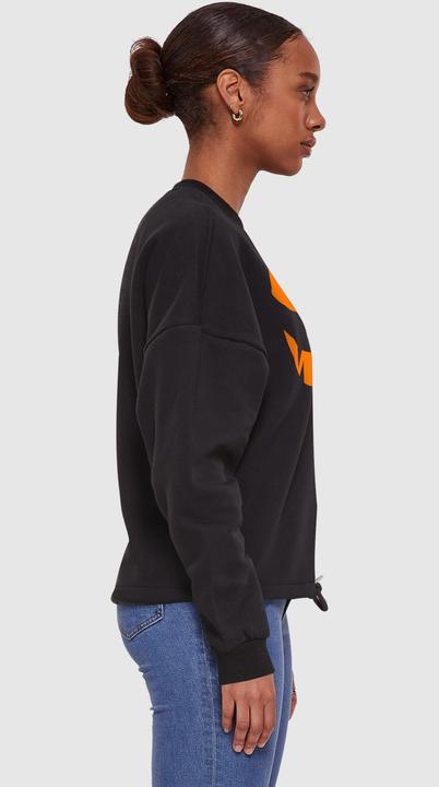 Actual product image Absolute Cult Ladies Halloween - Pumpkin Face Oversize Crewneck - 175387 (L)