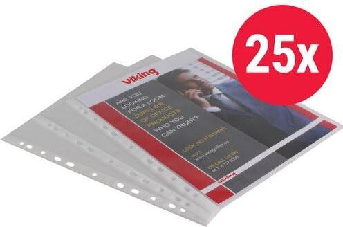 Produktbild Office Depot Prospekthüllen Premium DIN A4 Glasklar Transparent 110 Mikron (A4, 25 x)