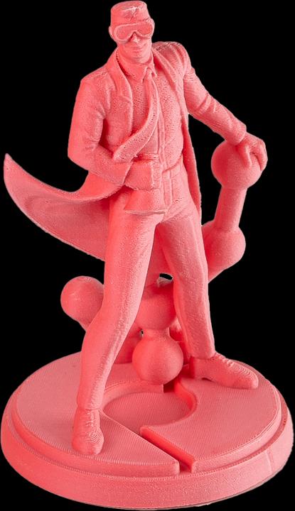 Actual product image Poly Polyterra PLA Dual (PLA, 1.75 mm, 1000 g, Pink)