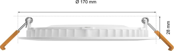 Produktbild Philips Hue White & Color Ambiance Slim Recessed (1200 lm)