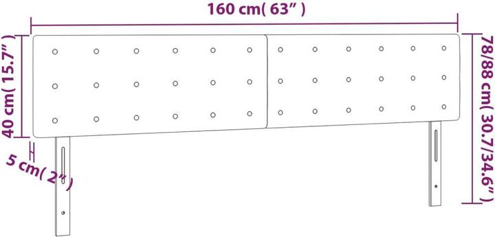 Immagine prodotto VidaXL Kalel (160 x 5 x 88 cm)