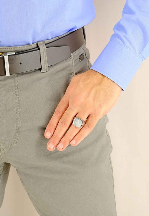 Actual product image Muau Disc ring (63, 925 Silver)