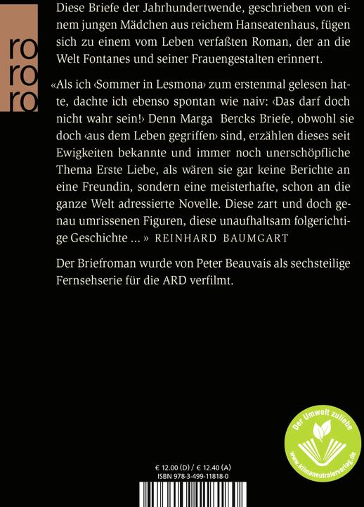 Actual product image Sommer in Lesmona (German, Marga Berck, 1975)