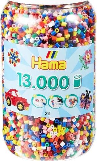 Produktbild Hama Perlen 211-00 Tub 13000 Beads Mix 00