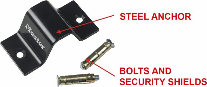 Actual product image Master Lock Wall / floor anchors 1489EURDAT